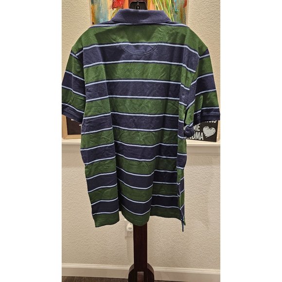 IZod Men's Advantage Performance Natural Stretch Polo, Greener Pasture, SZ X-Lar - Picture 1 of 6
